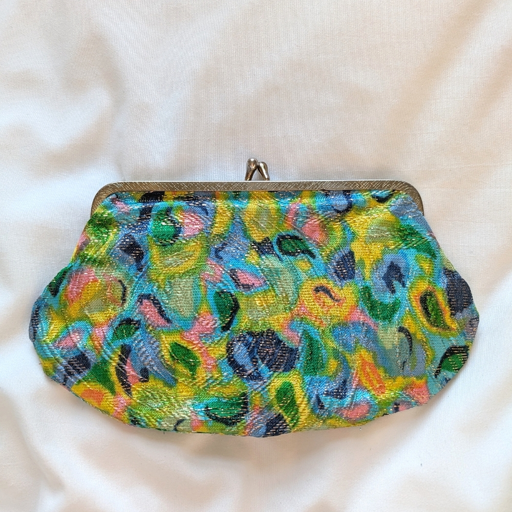 Vintage Multicolor Clutch Bag